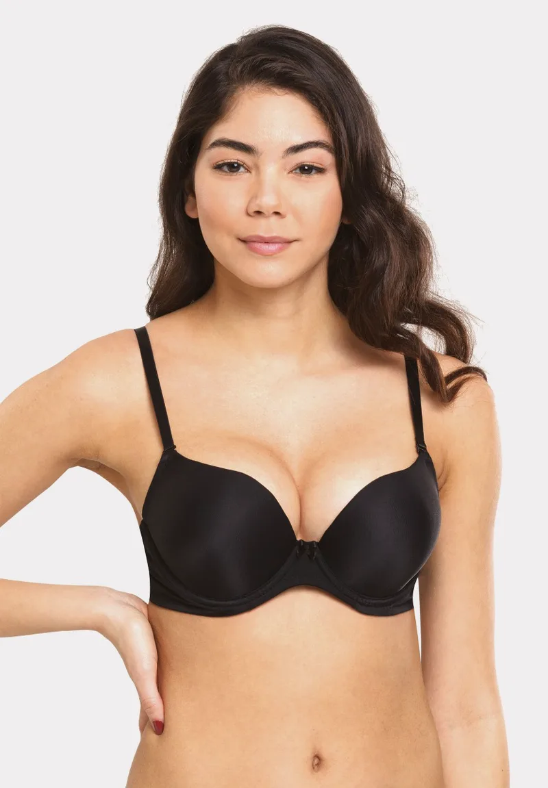 Σουτιεν Double Push Up Basics Norddiva Μαύρο