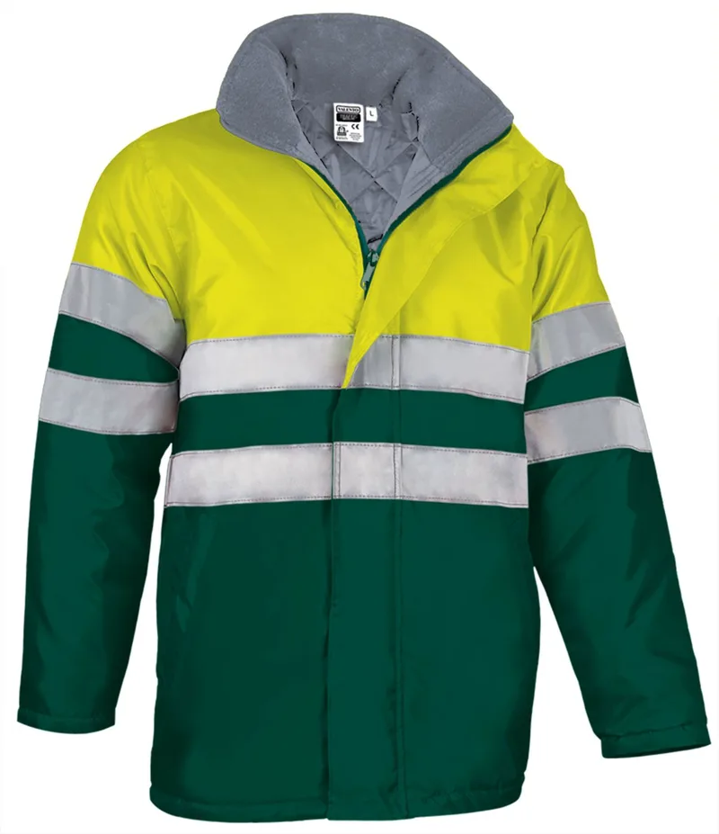 Hi-Vis Parka TRAFFIC Valento PKVATRAAB Fluo Yellow-Green Bottle