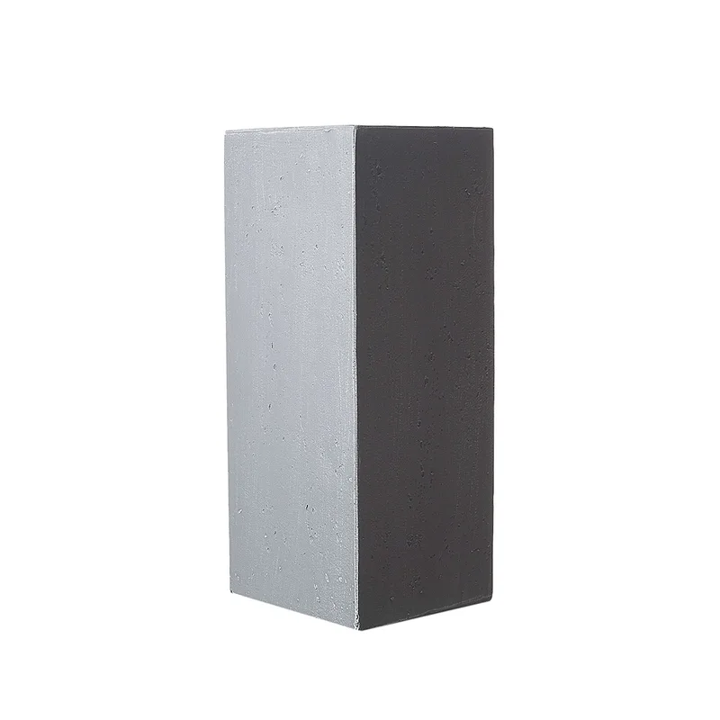 Supergreens Γλάστρα Πήλινη Κάθετη ''Rocky'' Γκρι M 27x27x60 εκ.