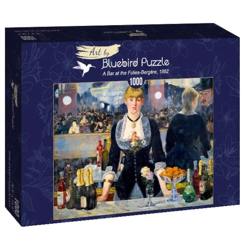 Bluebird-60080-Édouard Manet - A Bar at the Folies-Bergère, 1882 - Puzzle 1000 pieces