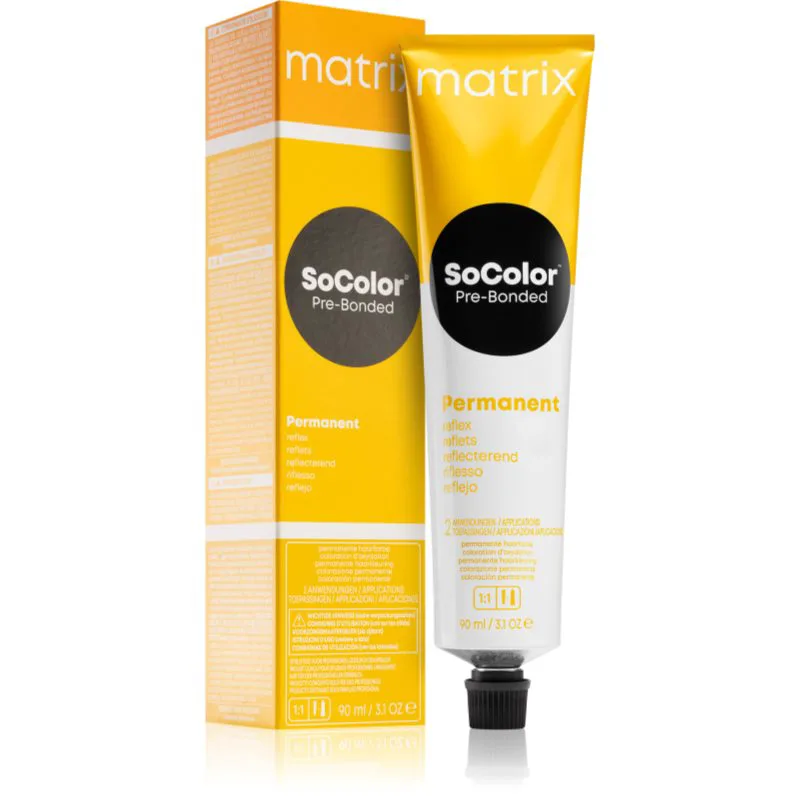 Matrix SoColor Pre-Bonded Reflect μόνιμη βαφή μαλλιών απόχρωση 8Rc Hellblond Κόκκινο Kupfer 90 ml