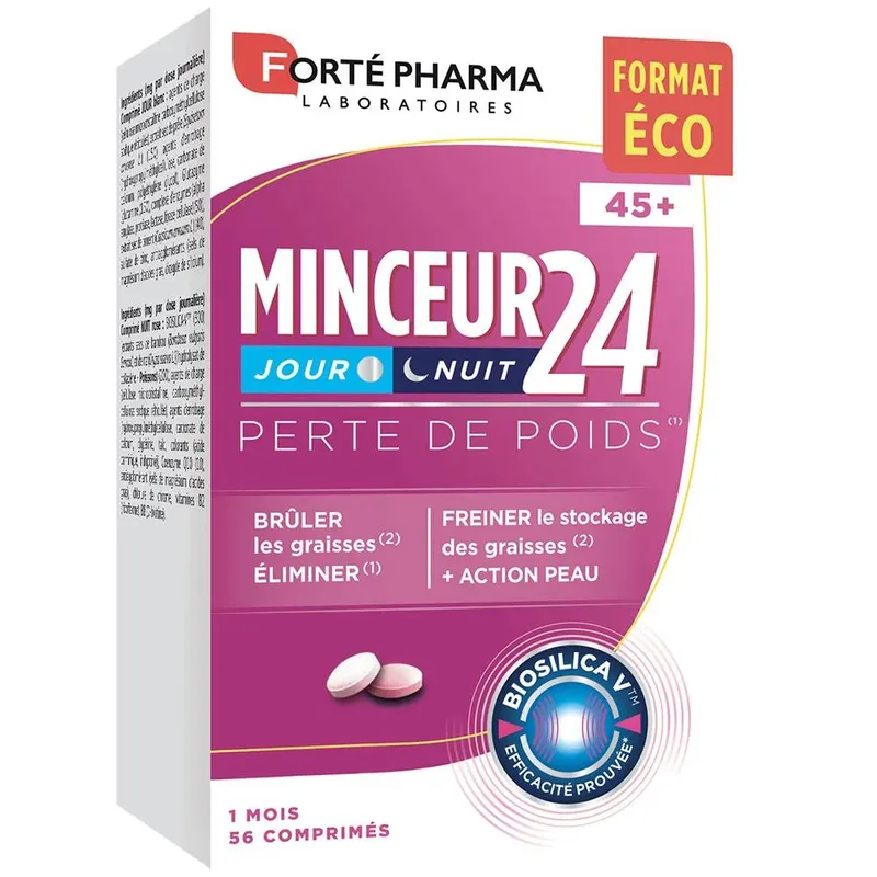 Forte Pharma Slimming 24 Weight Loss Day and Night Women 45 years and over 56 tablets 56 tablets