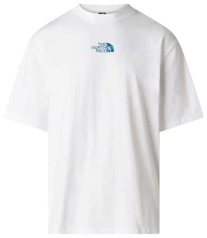 Ανδρικό Liquid Logo Oversize T-shirt Λευκό The North Face NF0A8G9U-FN41