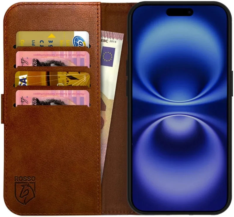 Θήκη Apple iPhone 16 Pro Max - Κόκκινο Element PU Πορτοφόλι - Brown (8719246453922)