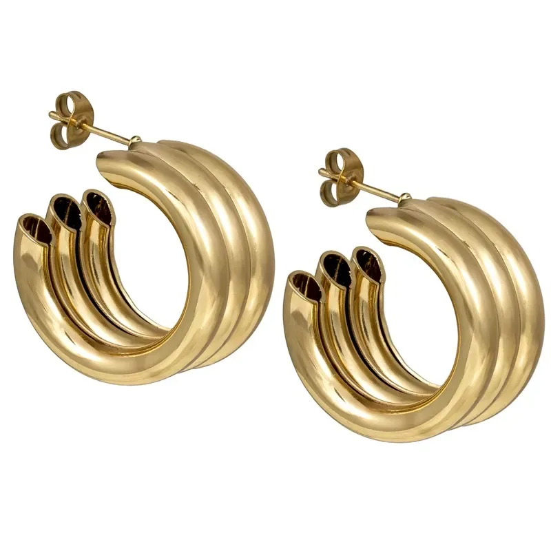 Καρφωτά τριπλά κρικάκια Visetti Stainless Steel 62B-SC048G 62B-SC048G Ατσάλι