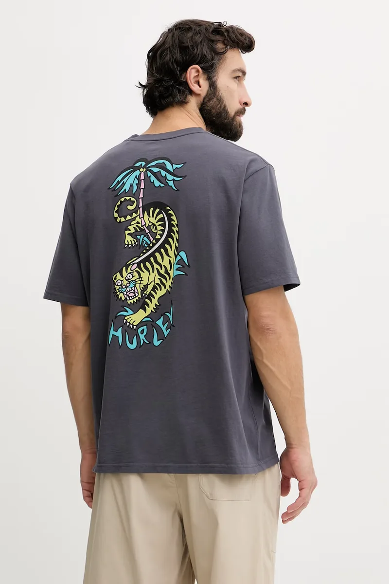 Hurley T-shirt Ανδρικό βαμβακερό ETAM