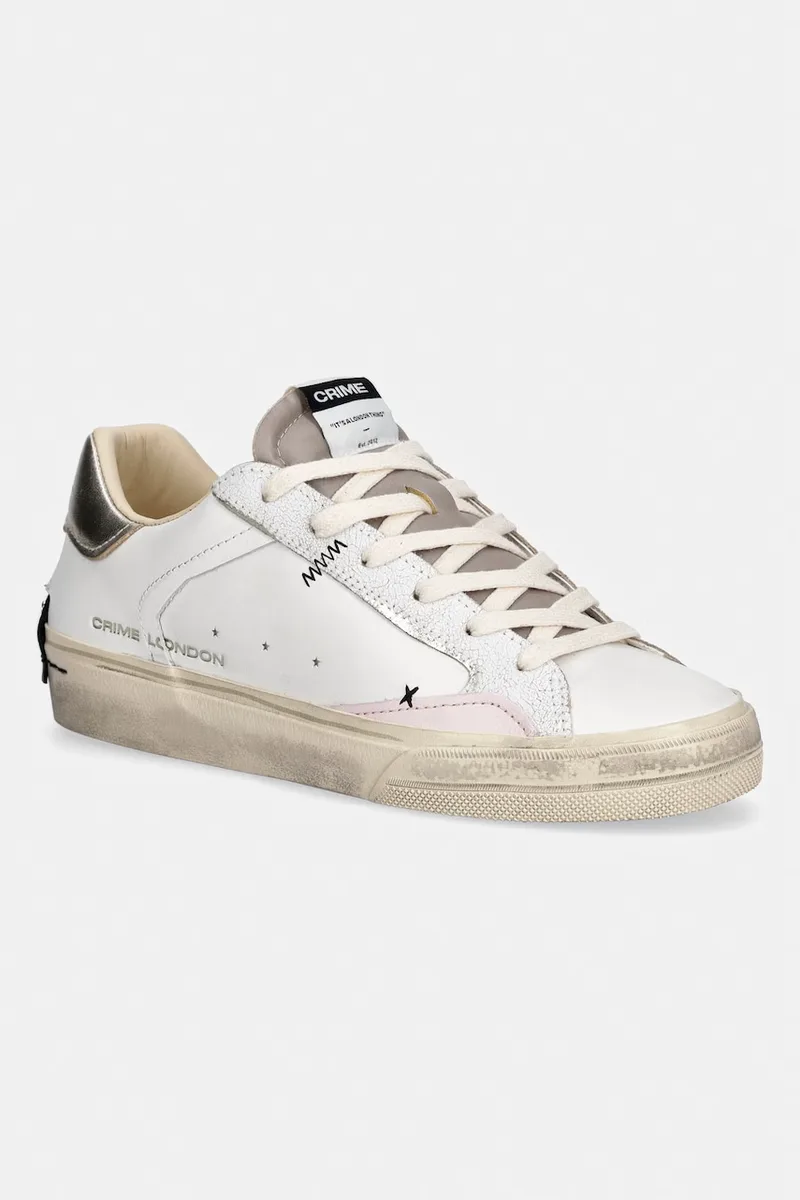 Crime London DECONSTRUCTED sneakers γυναικεία δερμάτινα
