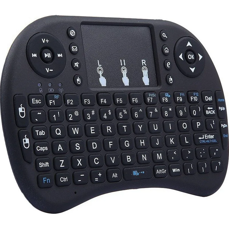 i8 Ασύρματο Πληκτρολόγιο με Touchpad Αγγλικό US