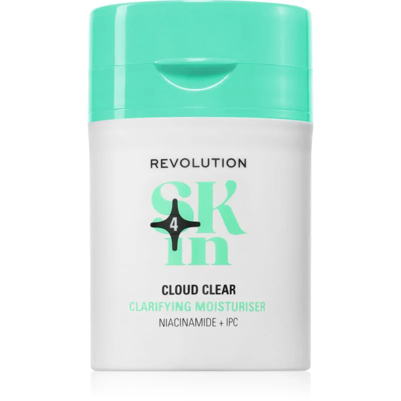 Revolution Skincare Clearly Clarify Niacinamide & IPC Clarifying Moisturiser ελαφριά θρεπτική και ενυδατική κρέμα ημέρας με νιασιναμίδη 50 ml