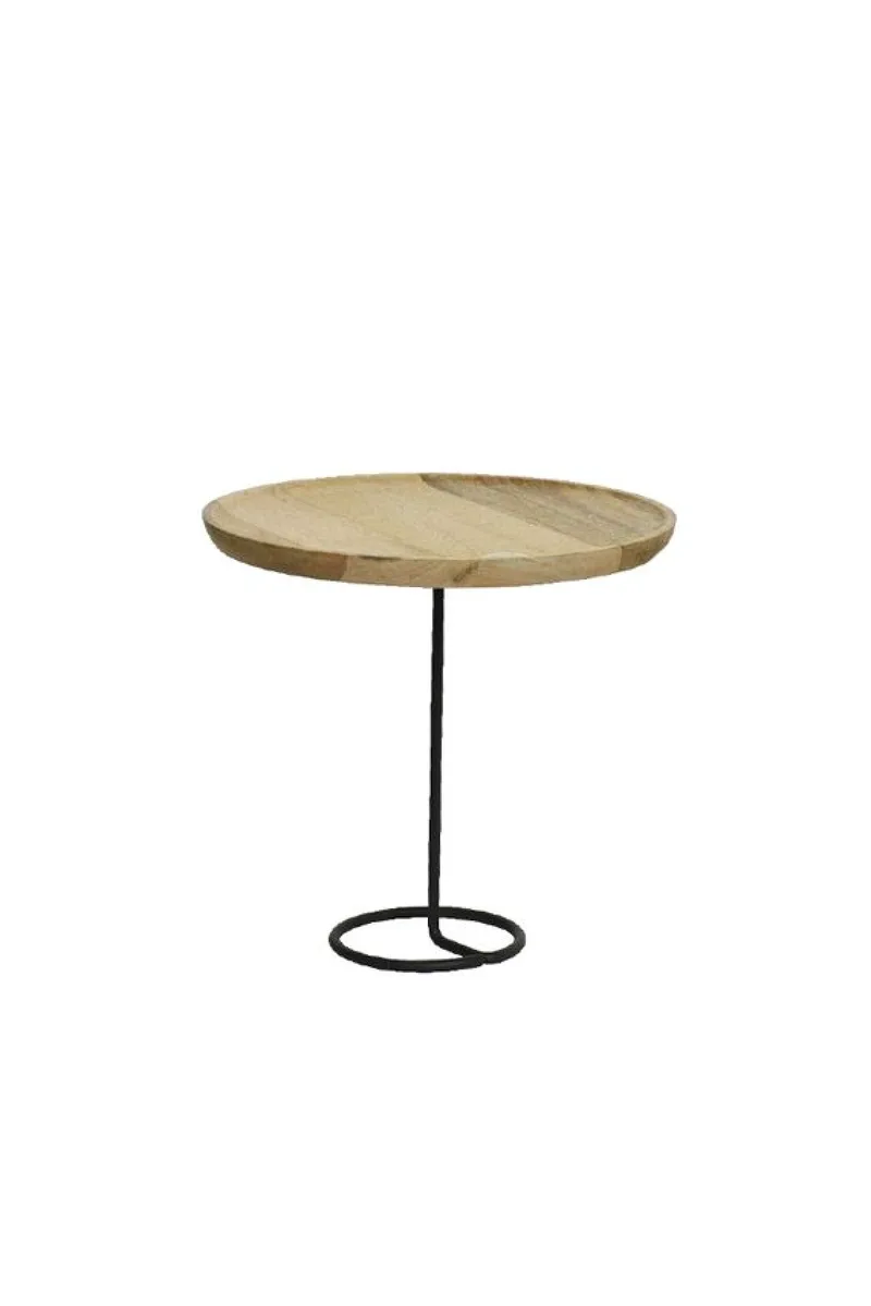 Τουρτιερα Ξυλινη Με Μεταλλικη Βαση 19.5CM 19.5x19.5x19.5cm Μονόχρωμο Kaeming