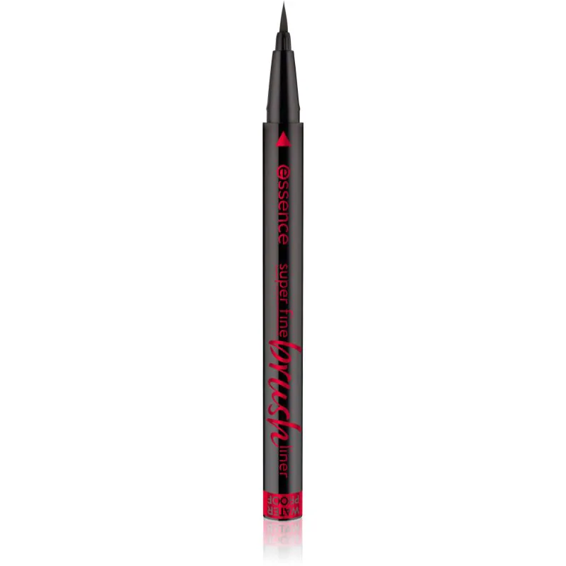 essence Super Fine Brush Liner Λάινερ ματιών με πλατιά άκρη απόχρωση Black 0,7 γρ
