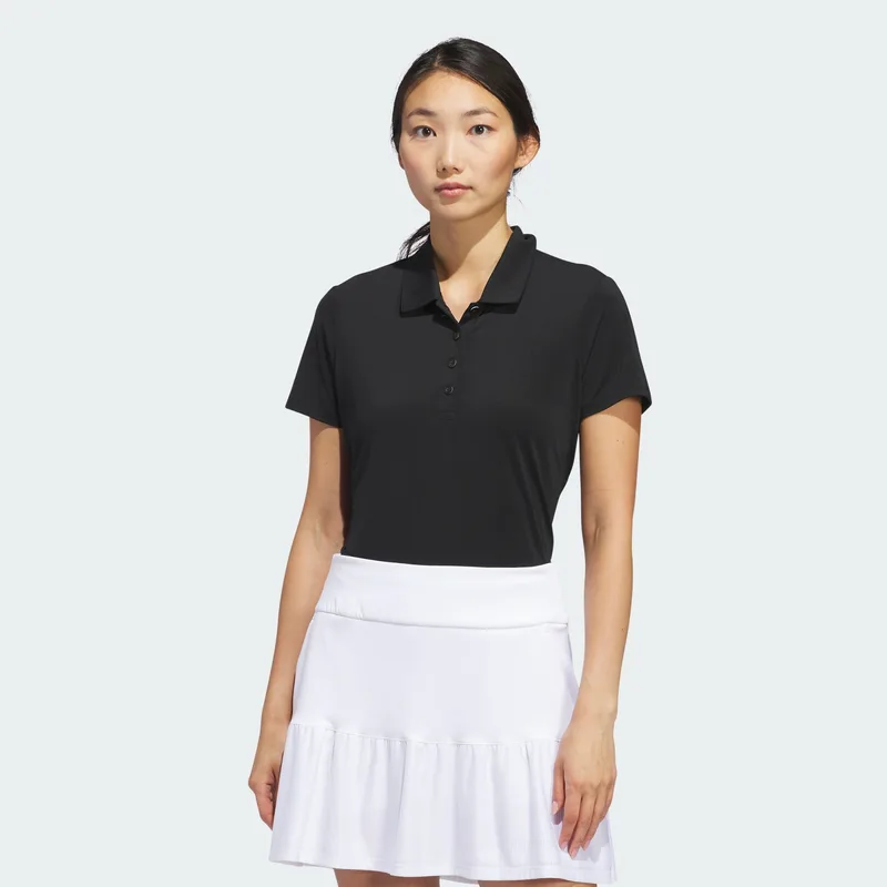 adidas W Ultimate365 Solid Short Sleeve Polo Shirt (9000264159_1469)