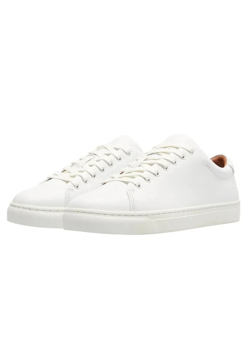ΑΝΔΡΙΚΑ ΠΑΠΟΥΤΣΙΑ TIMBERLAND DOVER PARK LOW SNEAKERS ΔΕΡΜΑΤΙΝΑ ΛΕΥΚΟ
