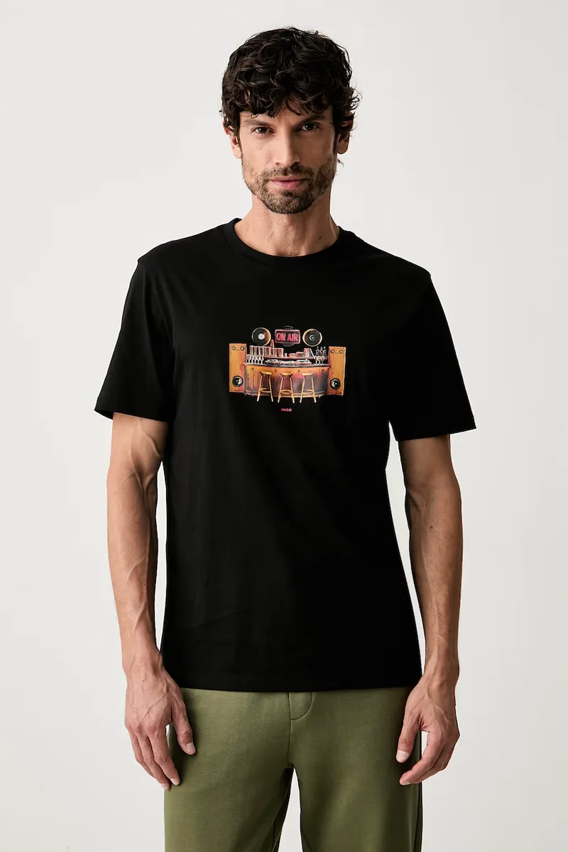 HUGO t-shirt ανδρικό βαμβακερό Durectee