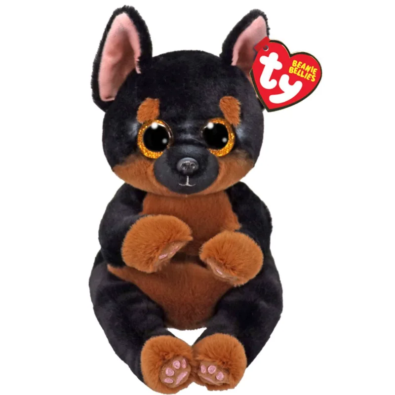 Ty Beanie Babies Fritz Plushie Λούτρινο Παιδικό Παιχνίδι Pinscher μαύρο Σκυλί 1 Τεμάχιο