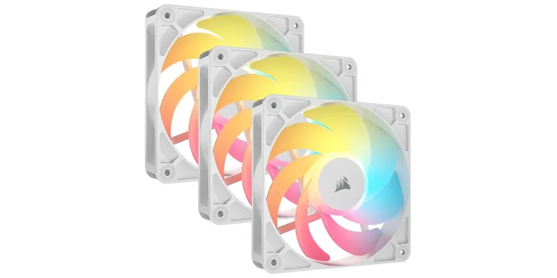 CORSAIR Lüfter 120*120*25 RS120-R White ARGB PWM Triple P.