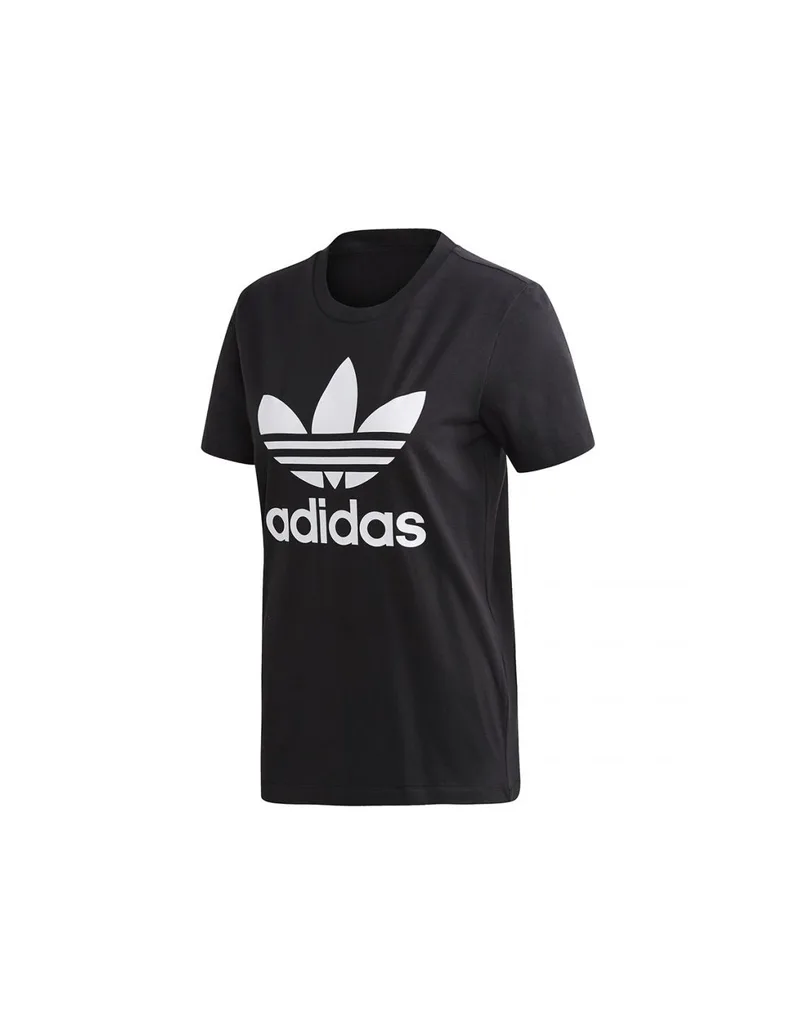 Adidas Trefoil Γυναικείο Αθλητικό T-shirt Μαύρο FM3311