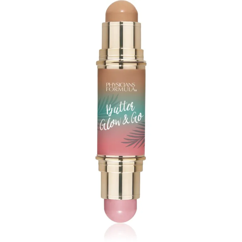 Physicians Formula Butter Glow & Go διπλής όψης στικ για περιγράμματα απόχρωση Beachy Ροζ 10 γρ