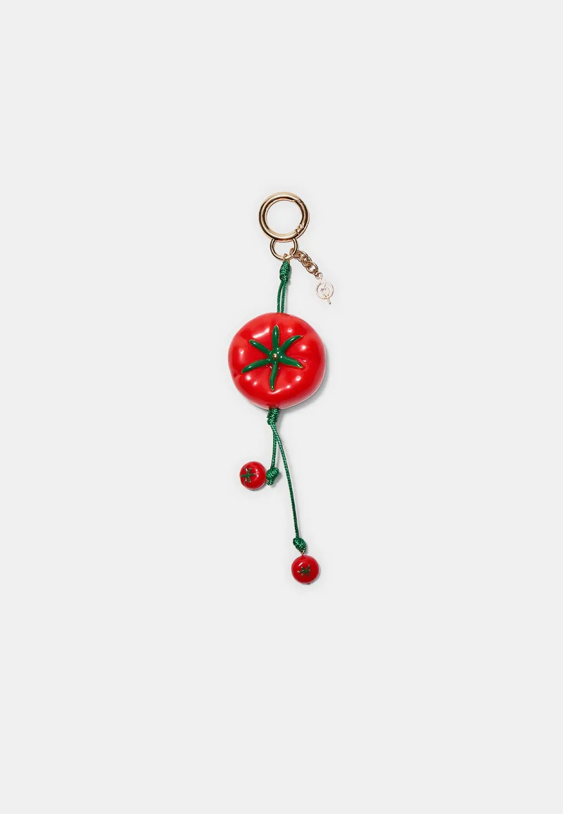 Stradivarius Μπρελόκ Charm Ντομάτα Κόκκινο Os