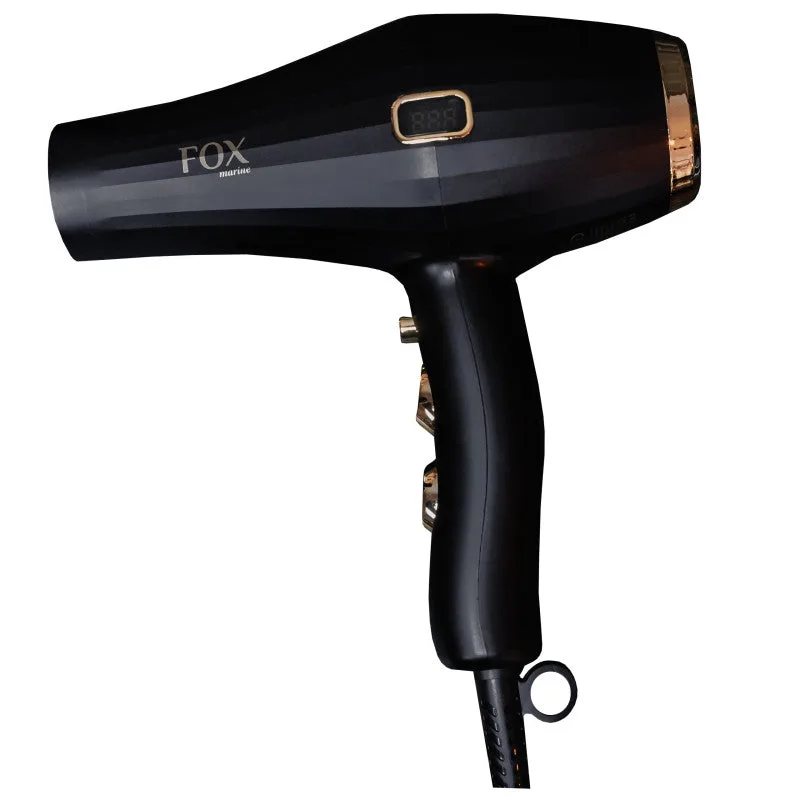 Hairdryer Fox Marine with ionization and digital LCD display, 2100W