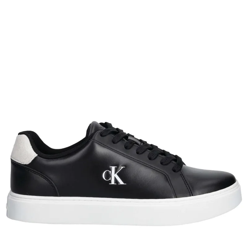 Ανδρικά Δερμάτινα Sneakers Μαύρα Calvin Klein YM0YM01435-0GM