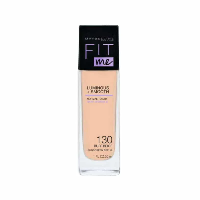 Maybelline Fit Me Luminous & Smooth Foundation 130 Buff Μπεζ