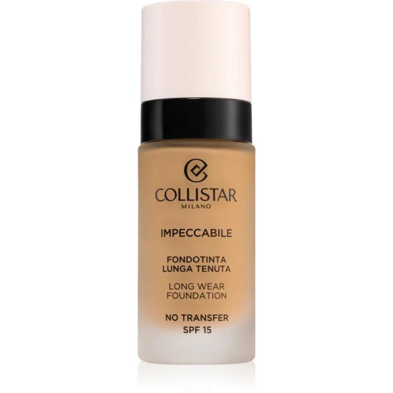 Collistar Impeccabile Long Wear Foundation μακράς διαρκείας μεικ απ SPF 15 4G Golden Sand 30 ml