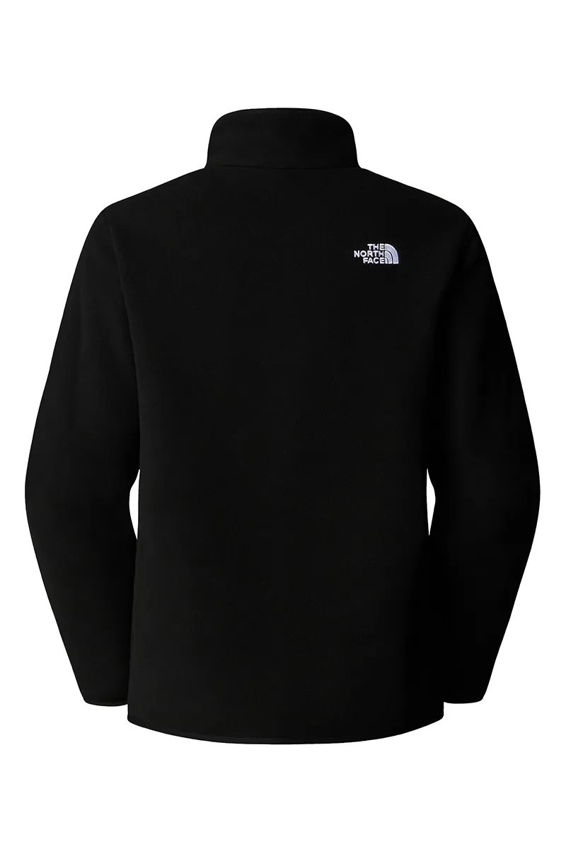 ΓΥΝΑΙΚΕΙΟ ΦΟΥΤΕΡ FLEECE THE NORTH FACE GLACIER 1/4 ZIP ΚΑΝΟΝΙΚΗ ΓΡΑΜΜΗ ΜΑΥΡΟ