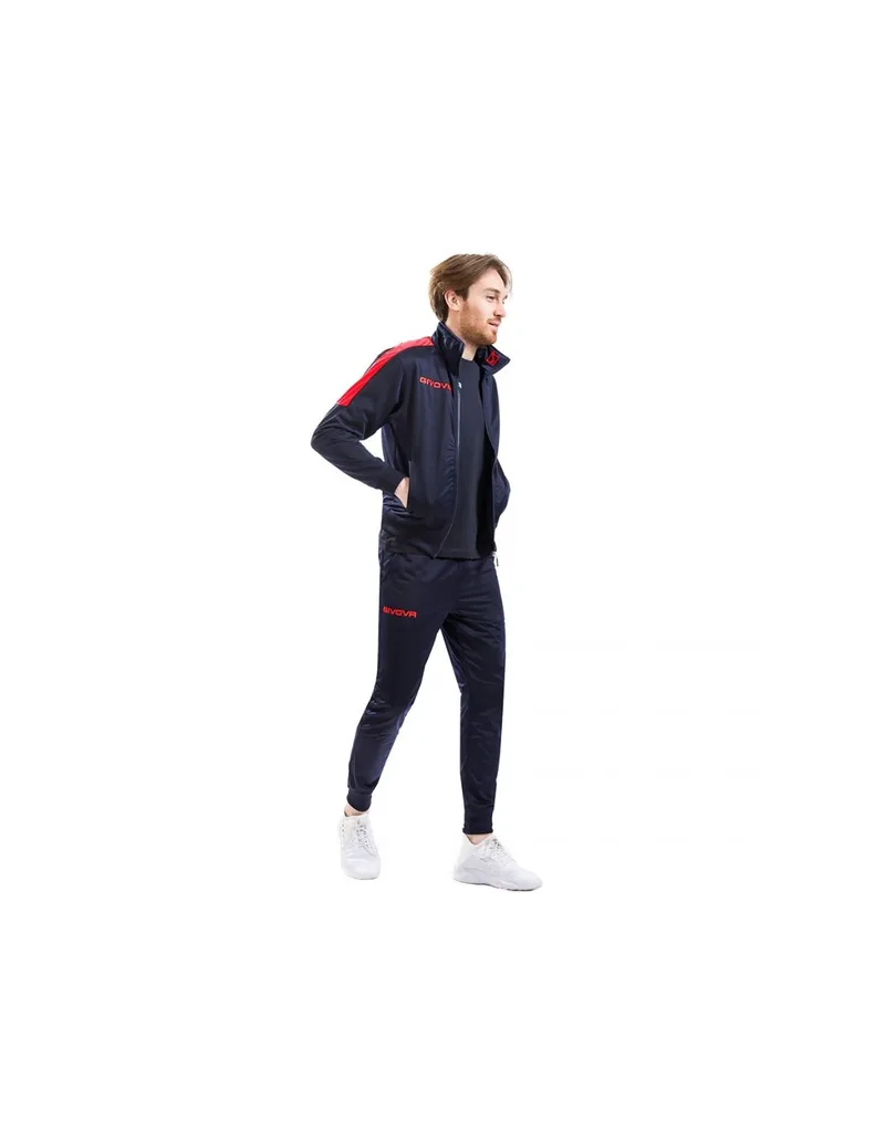 Givova Tuta Revolution Σετ Φόρμας με Λάστιχο Μπλε TR033-0412