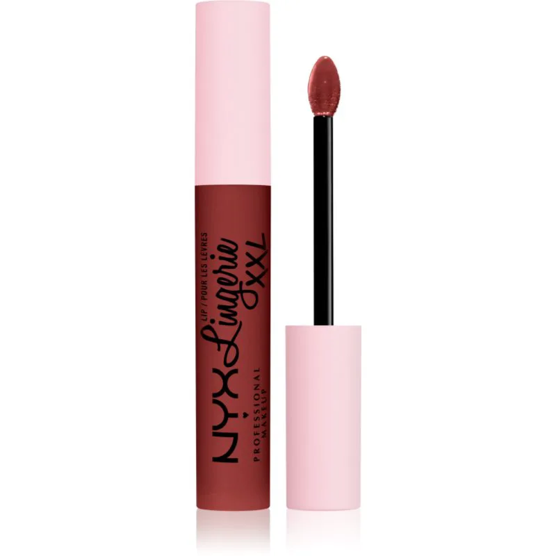 NYX Professional Makeup Lip Lingerie XXL Υγρό ματ κραγιόν απόχρωση 08 - Straps off 4 ml