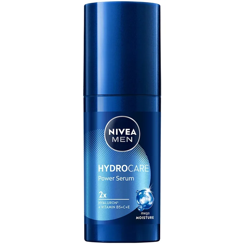 Nivea Men Hydrocare Power Serum Booster Ενυδάτωσης Προσώπου με Υαλουρονικό & Βιταμίνες που Αναπληρώνει την Φυσική Υγρασία της Ανδρικής Επιδερμίδας για 3 Μέρες 30ml