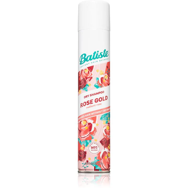 Batiste Rose Χρυσό ξηρό σαμπουάν για παραπάνω όγκο 350 ml