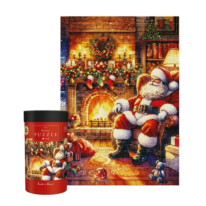 Παζλ Interdruk Xmas - Santa's House 500 τμχ.)