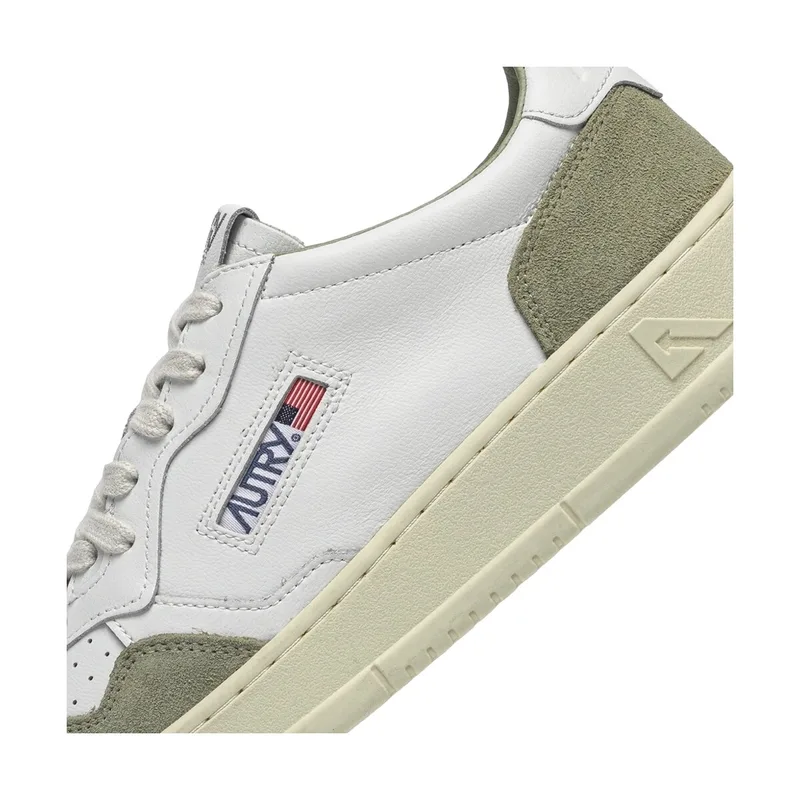 Xαμηλά Sneakers Autry Medalist Low Suede M - White/Smoked Green