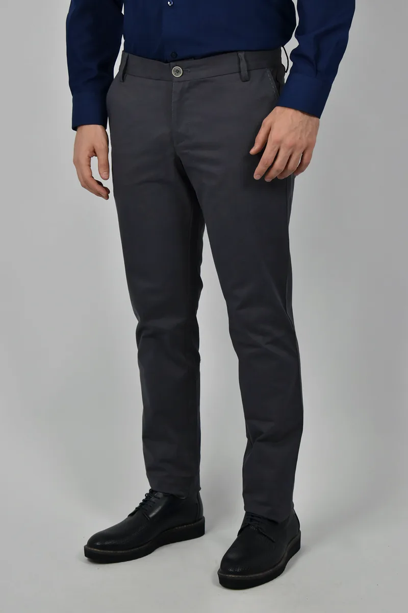 GioS Παντελόνι Chinos - Γκρι - 6701