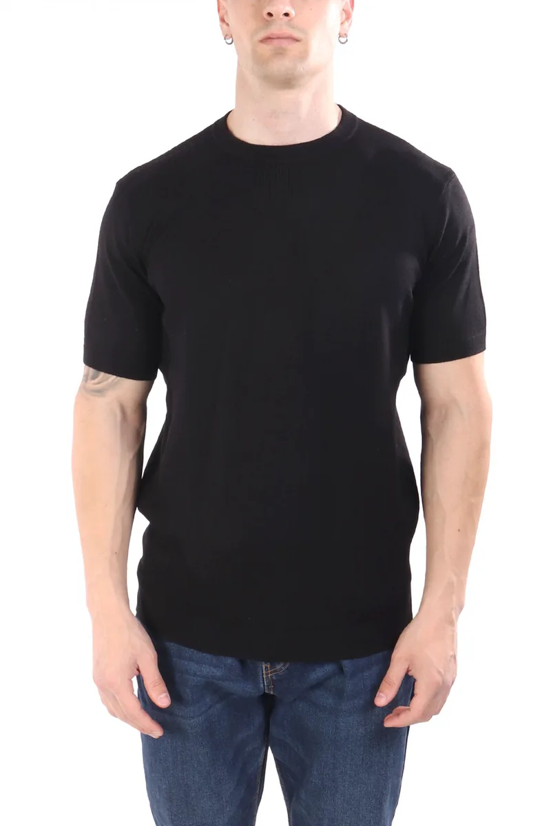 RICHMOND X ΠΛΕΚΤΟ MALDI CREW NECK ΜΑΥΡΟ