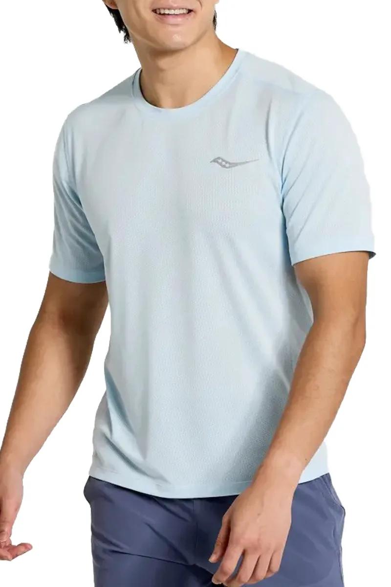 Μπλούζα Κοντομάνικη Saucony Stopwatch SAM800278-VA Ανδρικό