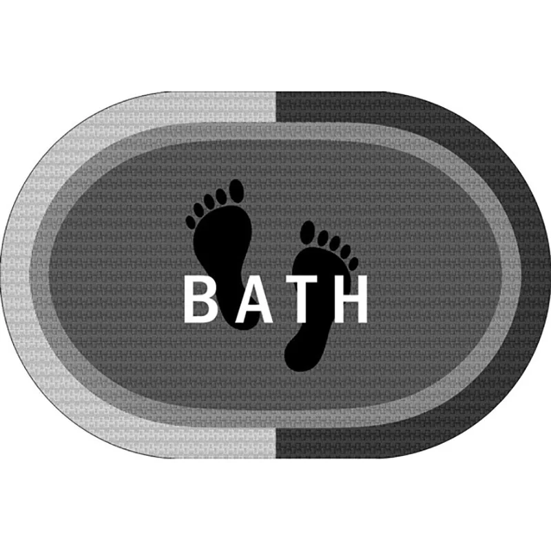 Πατάκι Μπάνιου 50X70 Dimcol Bath Grey (50x70)