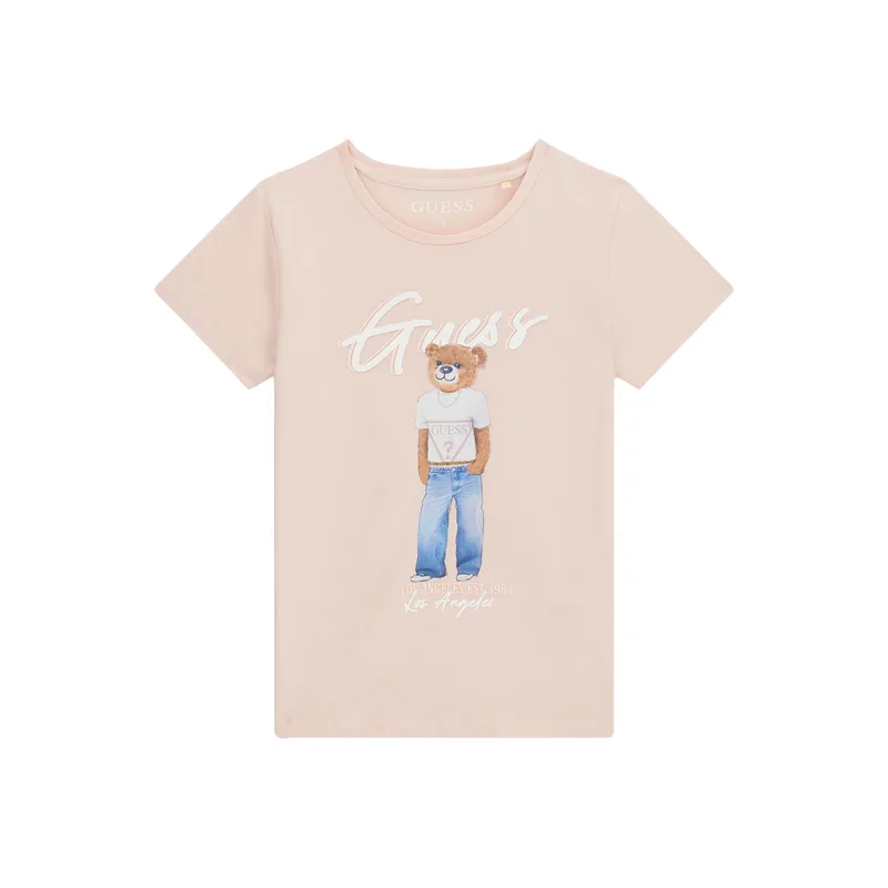 Guess T-Shirt J6GI04 K6YW4 Ροζ Regular Fit
