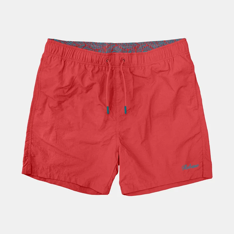 REBASE SWIM SHORTS ΚΟΚΚΙΝΟ