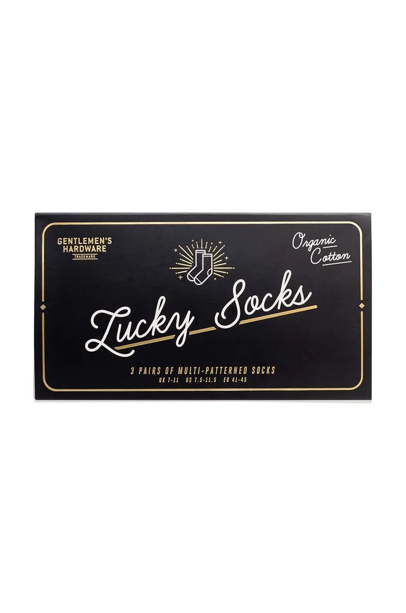 Κάλτσες Gentlemen's Hardware Lucky Socks 3-pack