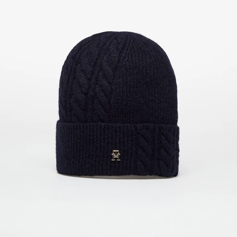 Καπέλο Tommy Hilfiger Elevated Chic Fluffy Beanie Blue Universal