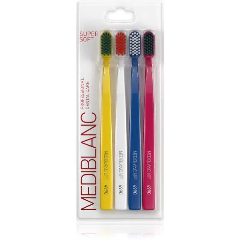 MEDIBLANC 4990 Super Soft οδοντόβουρτσες supersoft 4 τμχ