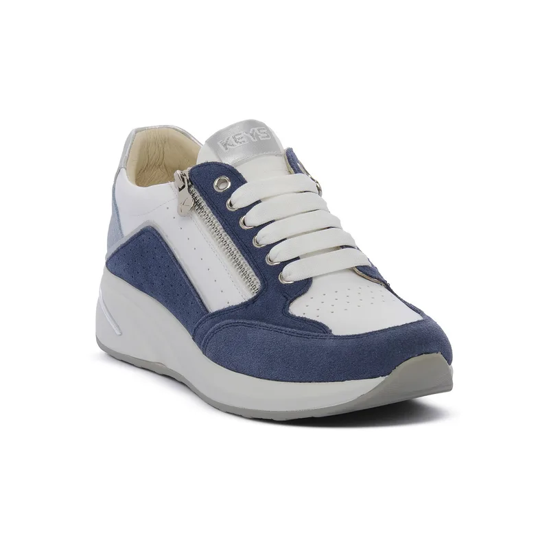 Xαμηλά Sneakers Keys BLU WHITE