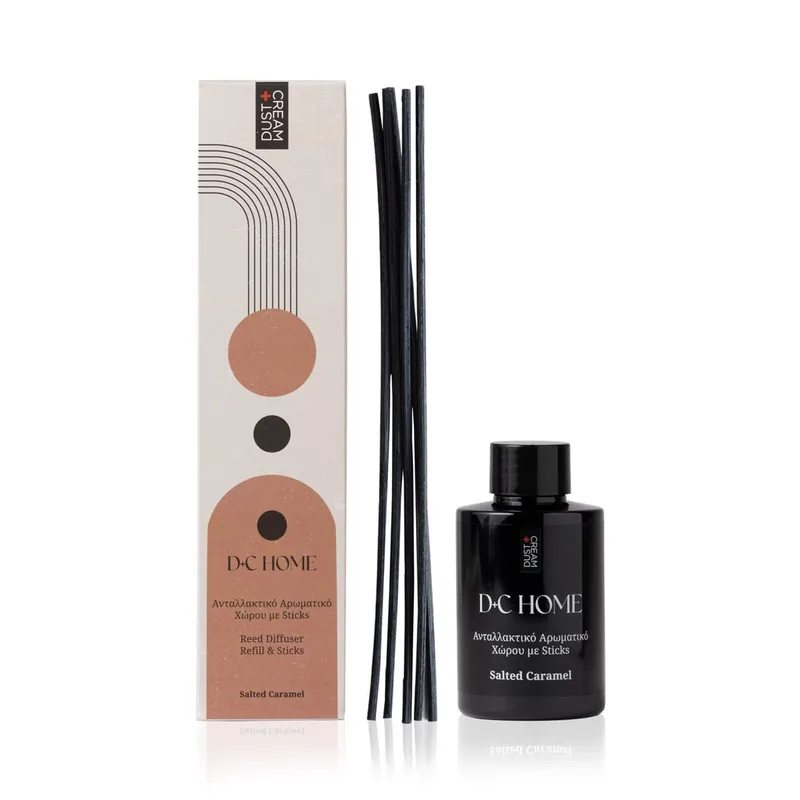 ΑΡΩΜΑΤΙΚΟ ΧΩΡΟΥ & STICKS D+C HOME ΑΝΤΑΛΛΑΚΤΙΚΟ SALTED CARAMEL 100ML