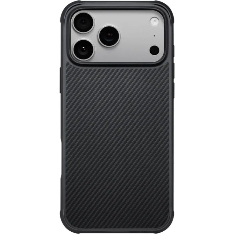 Θήκη iPhone 17 Pro Max Pitaka Aramid ProGuard MagEZ Case Pro 5 Aramid Fiber Body Ανθεκτική με MagSafe 2.3mm 600D - Black / Gray / Twill (KI1701MGPM)