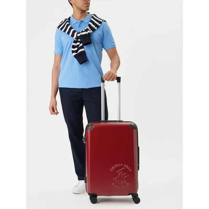 Μεσαία Βαλίτσα Beverly Hills Polo Club CEO-BHPC-M-010-09-RED Κόκκινο