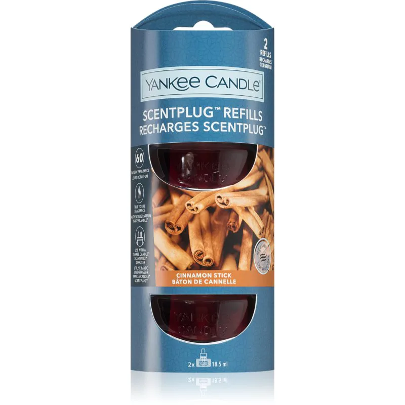 Yankee Candle Cinnamon Stick Refill ανταλλακτικό για διαχυτές αρώματος 2x18,5 ml