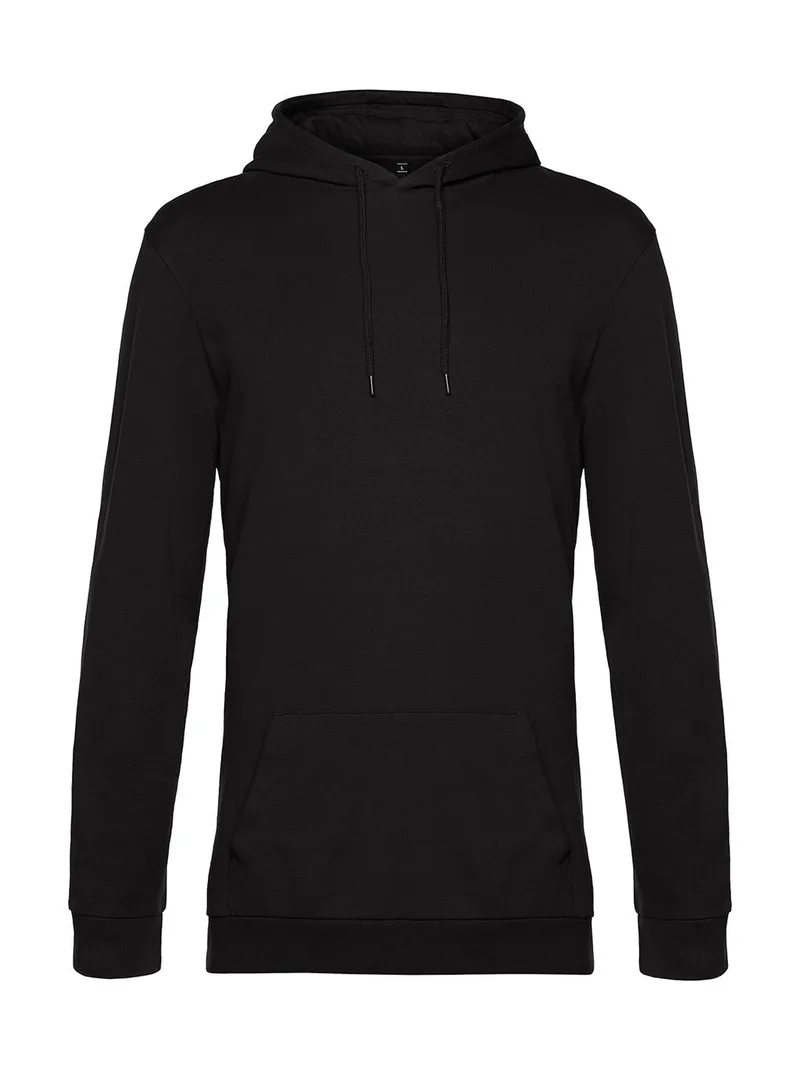 Φούτερ Hoodie WU03W B & C French Terry Black Pure