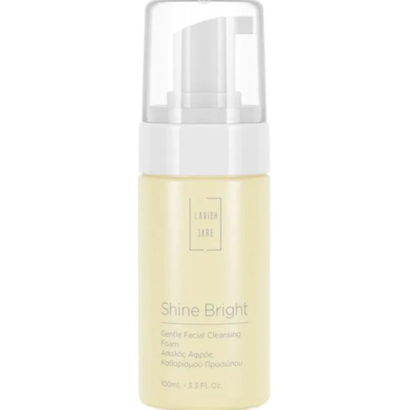 Lavish Care Shine Bright Cleansing Foam Απαλός Αφρός Καθαρισμού Προσώπου 100ml
